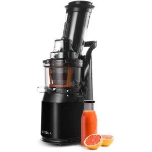 Fridja F1900 Cold Press Juicer – 240W Masticating Juicer for Whole Fruits & Vegetables